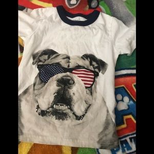 Toddler boys dog print shirt.⚡️